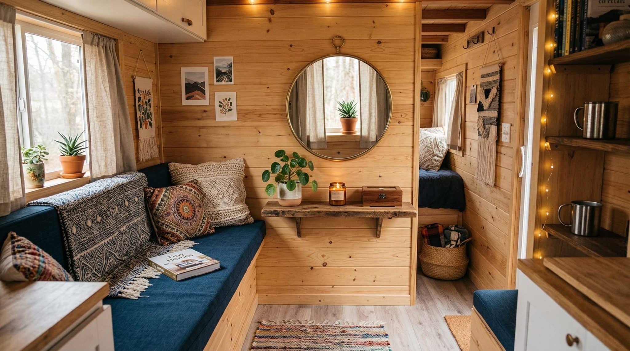Small mirror in small mobile living room 2k delpmaspu