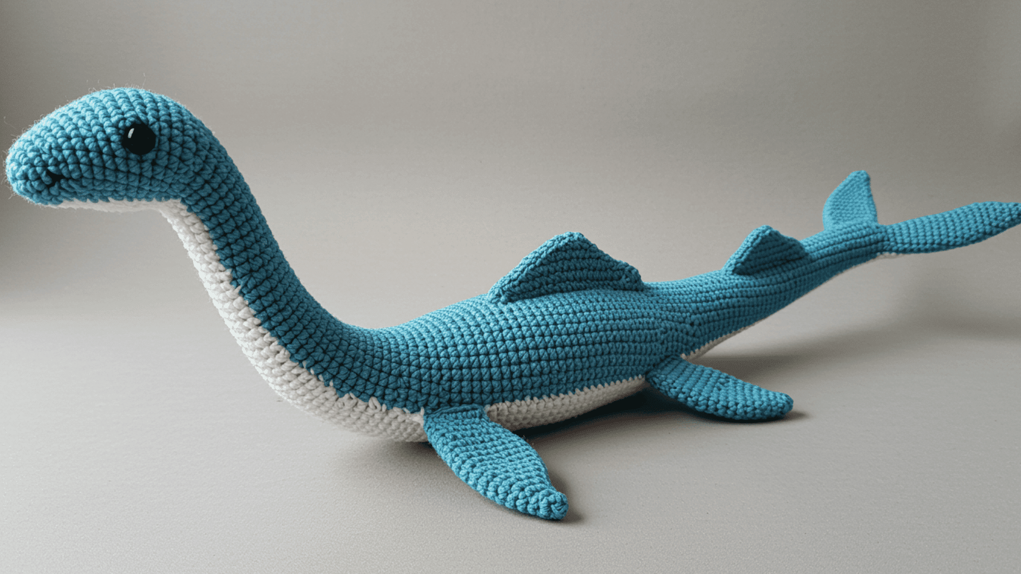 a long, graceful marine dinosaur.  