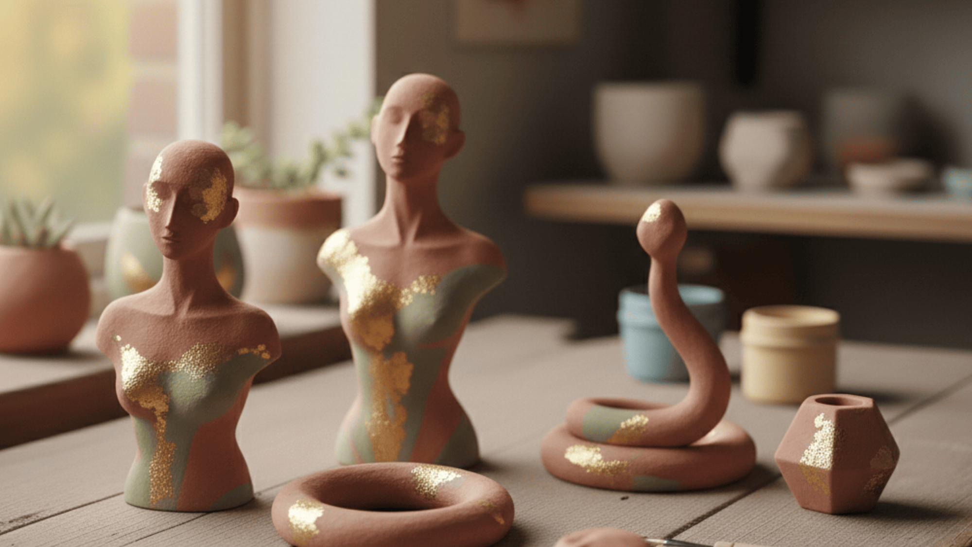 clay sculptures