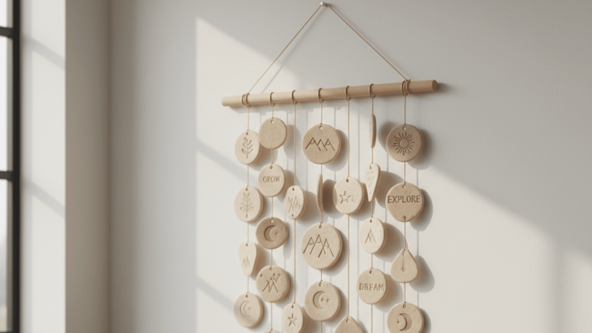 clay wall hanging