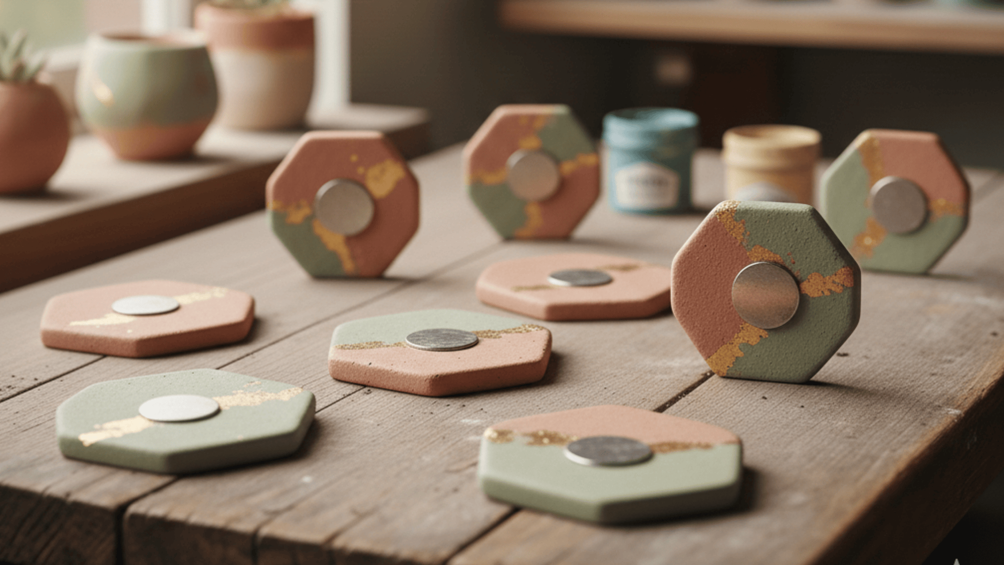 custom Clay magnets