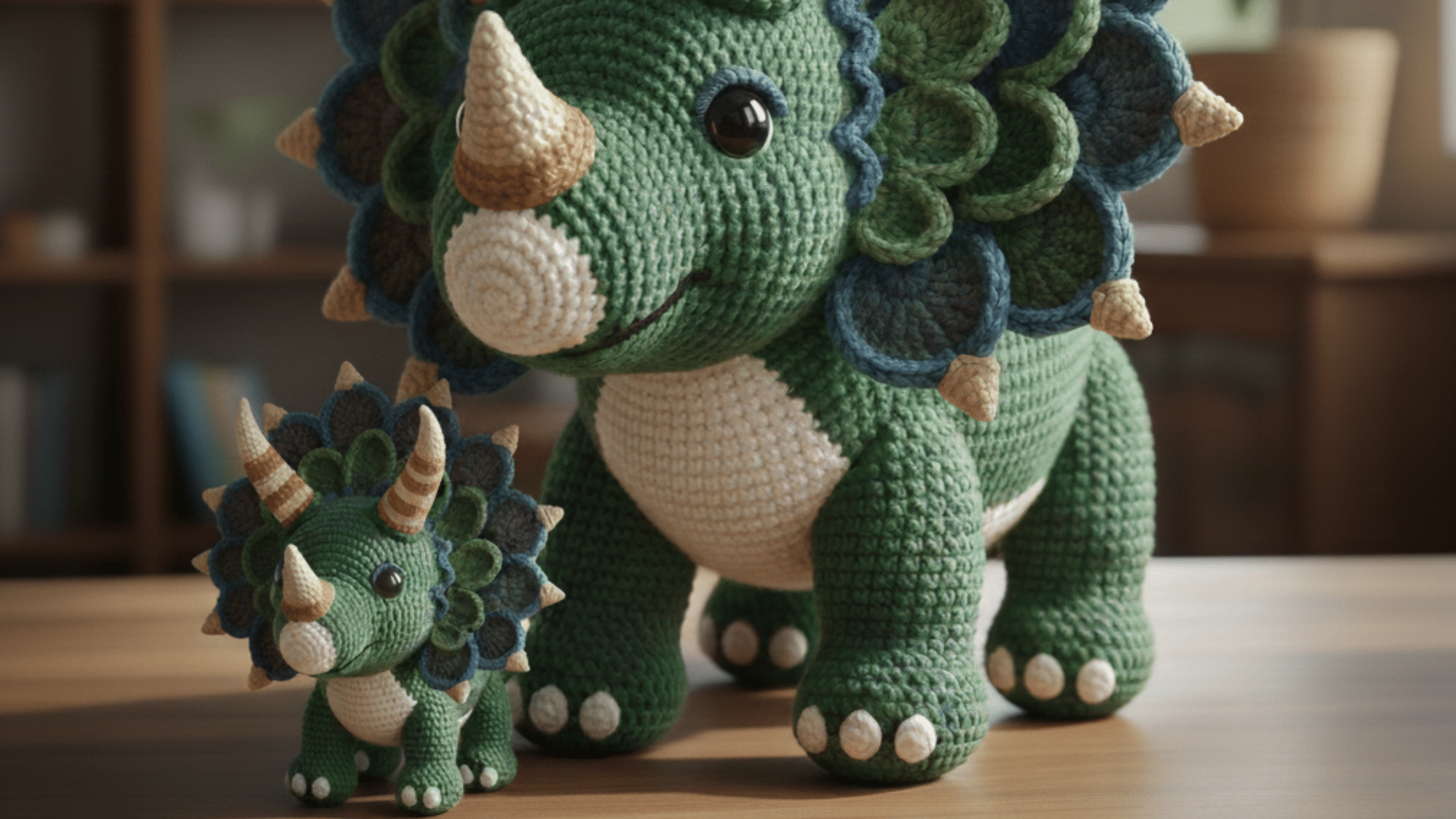 dinosaur with horn 