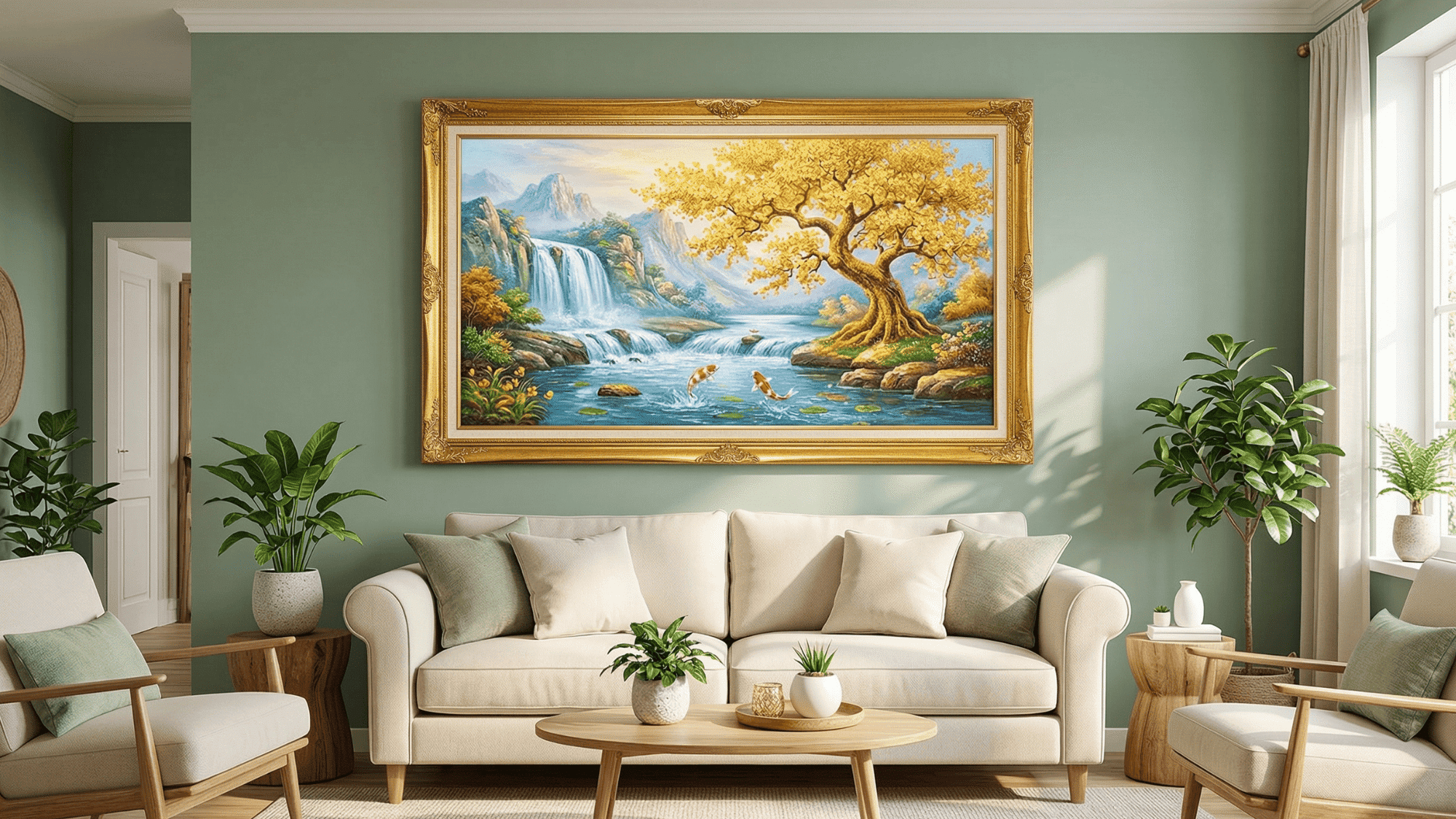feng shui artwork to attract good fortune and positive energy
