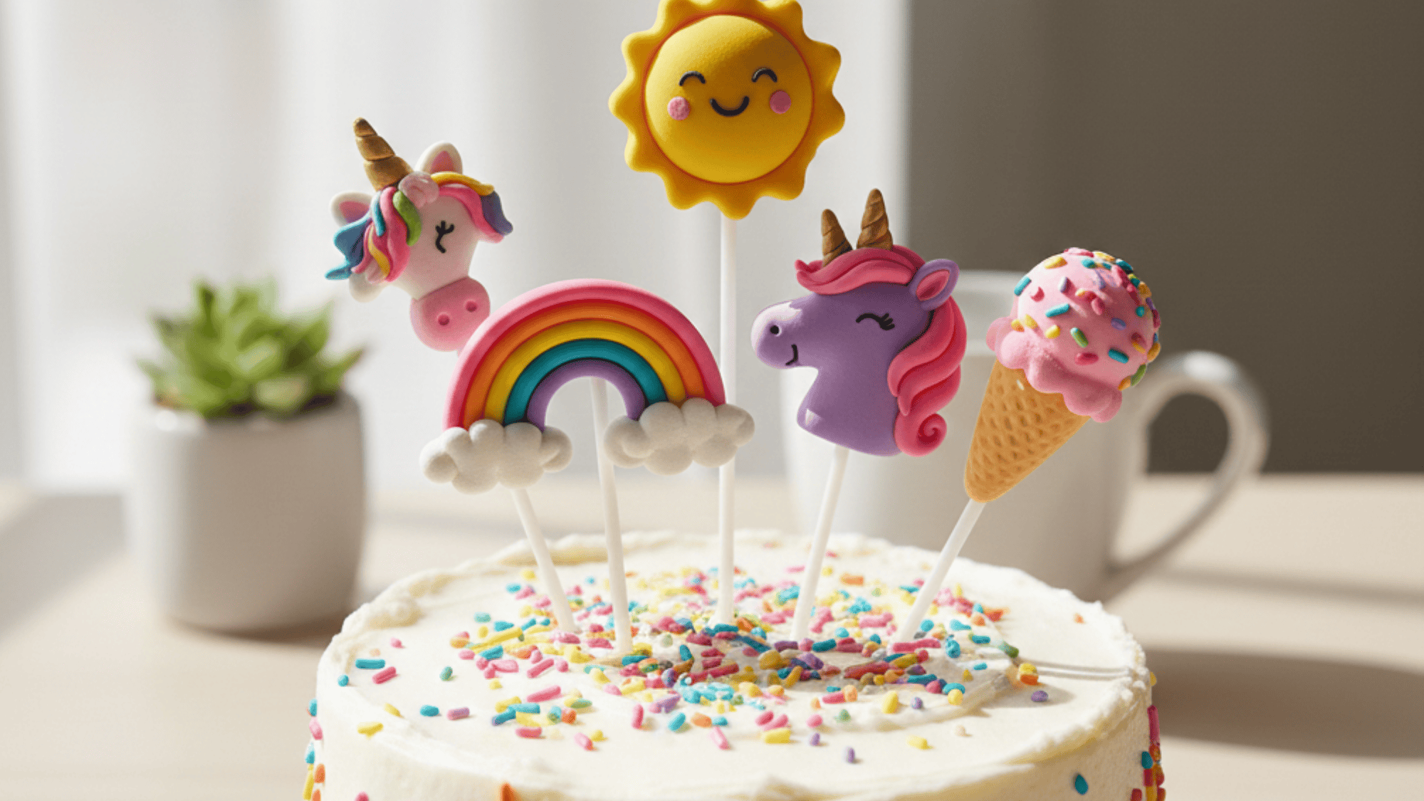polymer cake topper