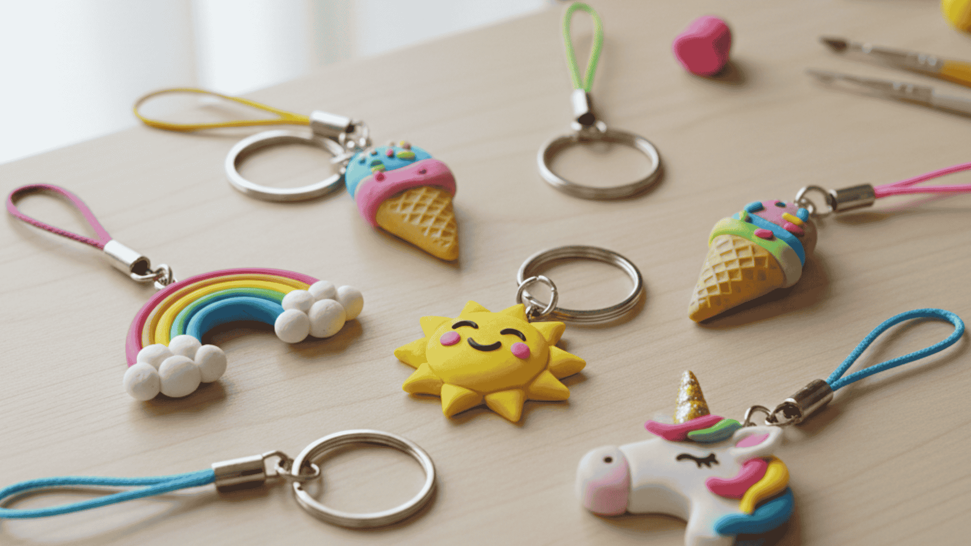 polymer keychains